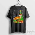 Premium Coyote Xmas Holiday Santa Coyote Christmas Tree T-Shirts, Hoodie, Sweatshirt | RetroVerseTees.com
