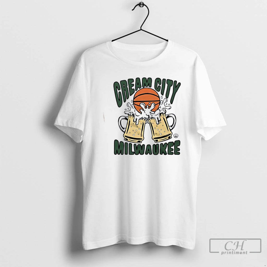 Premium Cream City Milwaukee Bucks Basketball T-Shirts, Hoodie, Sweatshirt | RetroVerseTees.com