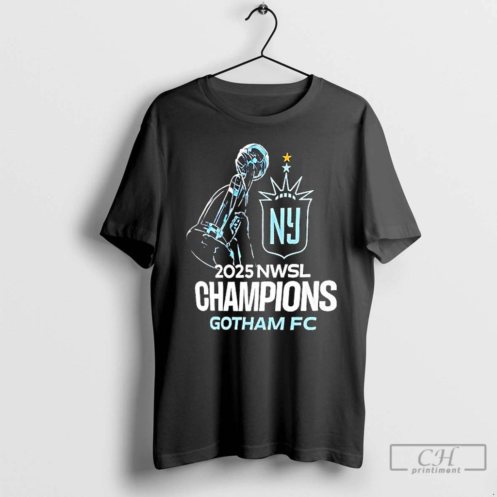 Premium Cup Gotham Fc 2025 Nwsl Champions T-Shirts, Hoodie, Sweatshirt | RetroVerseTees.com