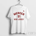 Premium Dawson Mercer 91 New Jersey Devils Nhl Player Number And Name T Shirts Sweater Hoodie, Sweatshirt