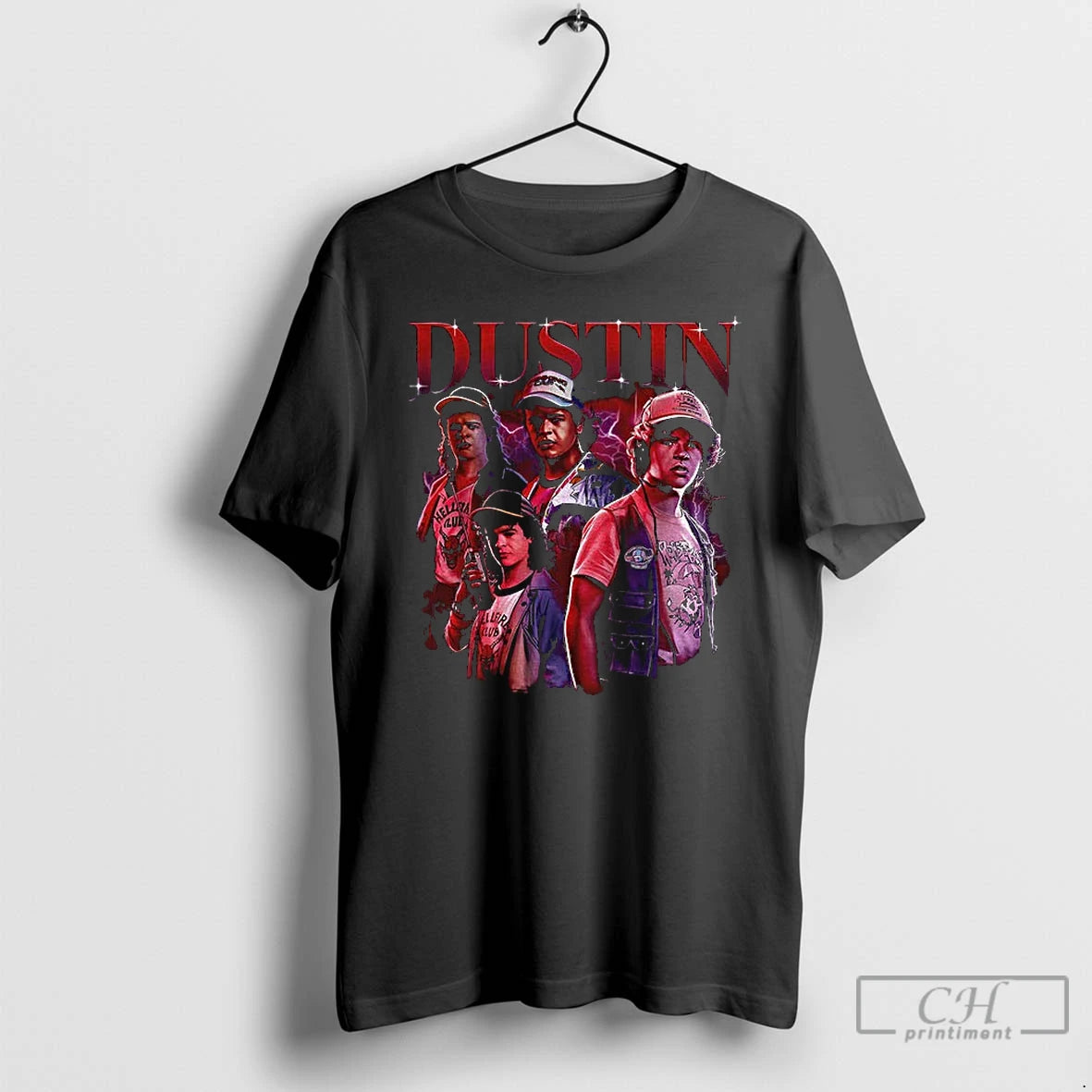 Premium Dustin St Stranger Christmas Grahic T-Shirts, Hoodie, Sweatshirt | RetroVerseTees.com