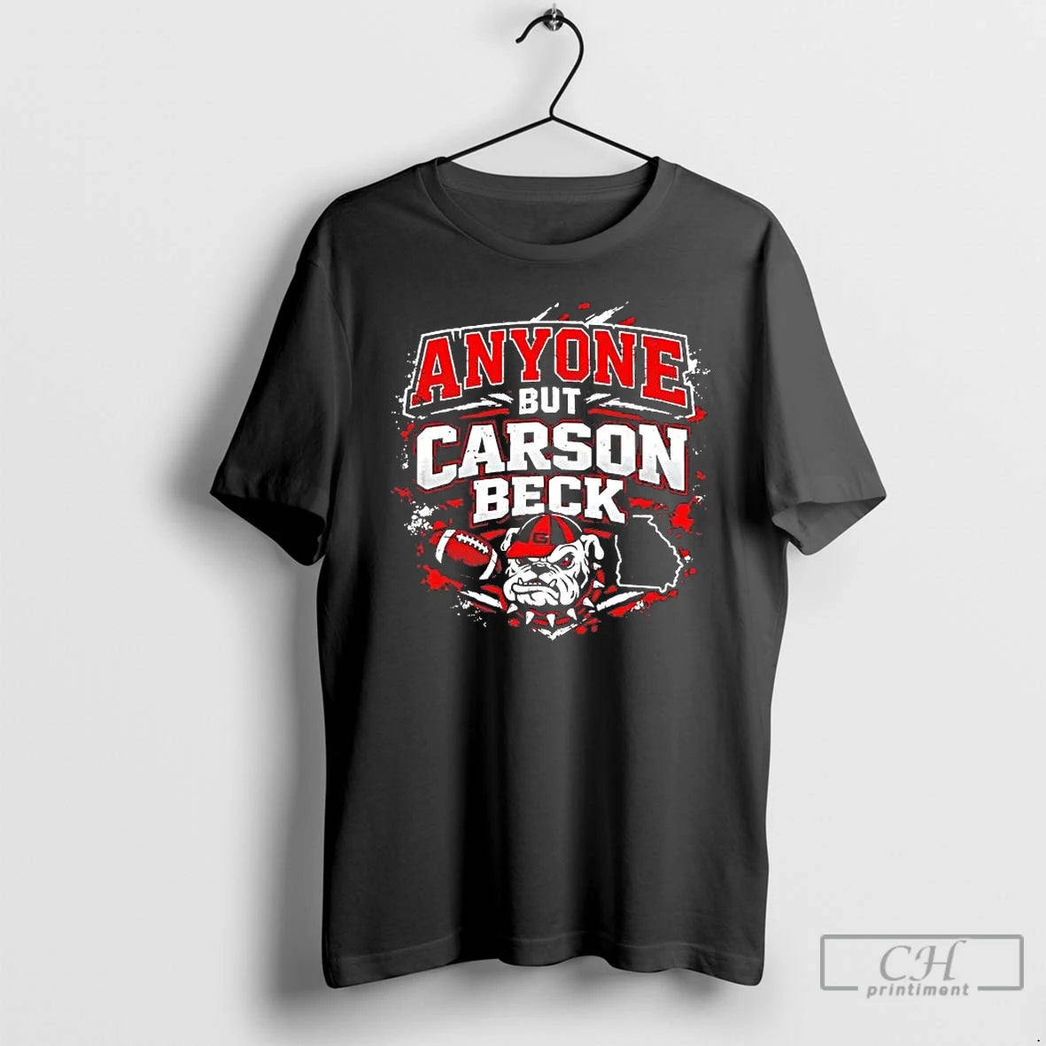 Premium Georgia Bulldogs Anyone But Carson Beck T-Shirts, Hoodie, Sweatshirt | RetroVerseTees.com