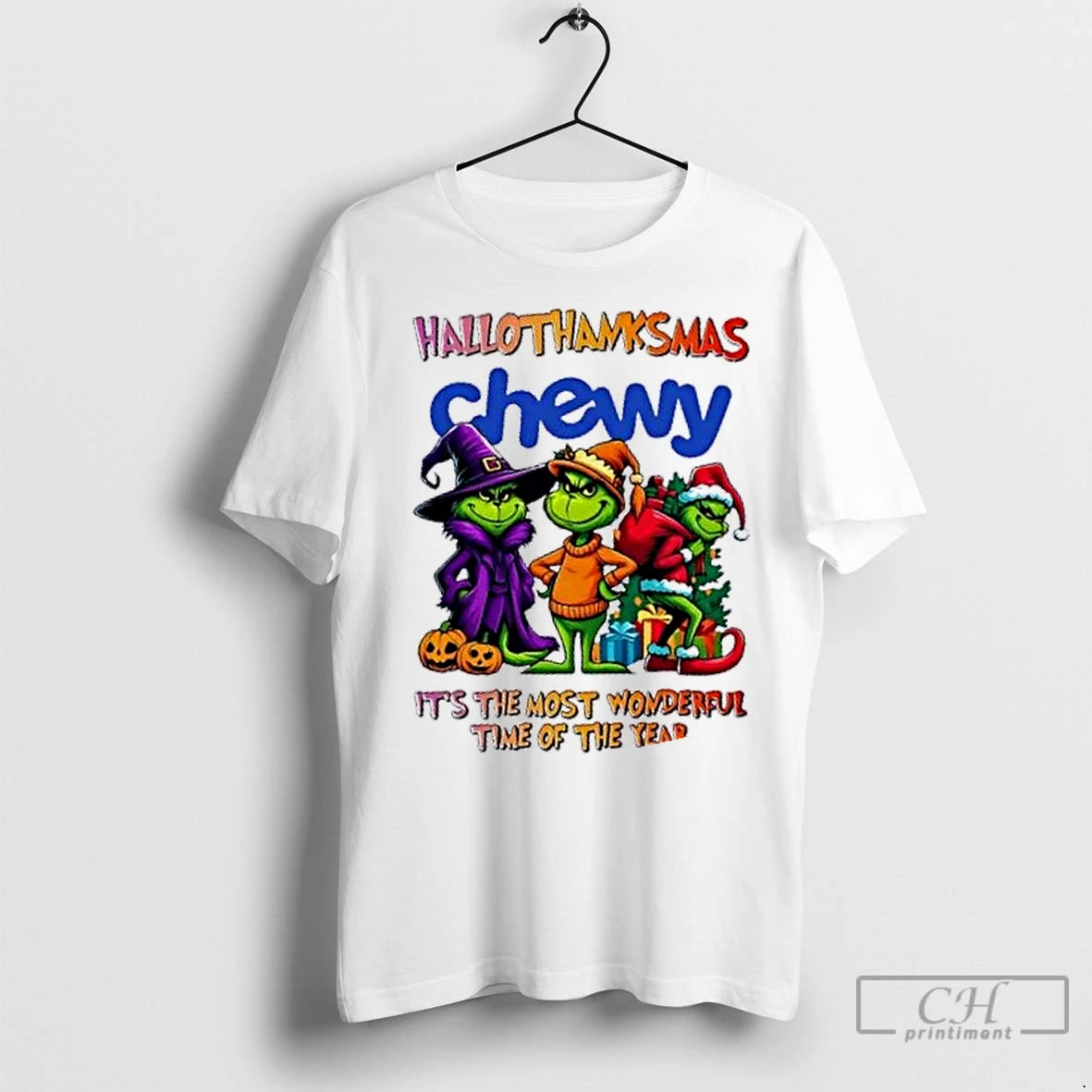 Premium Grinch X Chewy Its The Most Wonderful Time Of The Year Happy Hallothanksmas