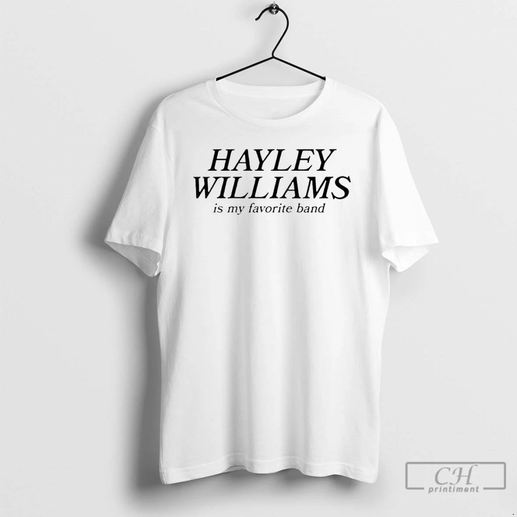 Premium Hayley Williams Is My Favourite Band T-Shirts, Hoodie, Sweatshirt | RetroVerseTees.com