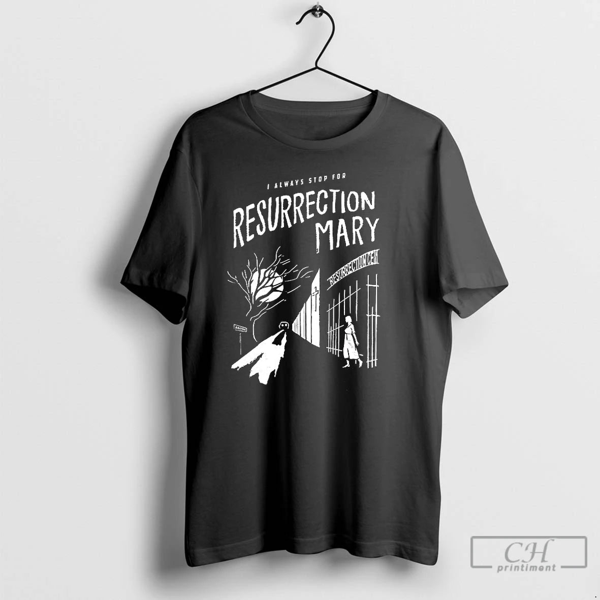 Premium I Always Stop Resurrection Mary Silhouette T-Shirts, Hoodie, Sweatshirt | RetroVerseTees.com