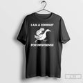 Premium I Am A Conduit For Nonsense Capybara Riding Goose T-Shirts, Hoodie, Sweatshirt | RetroVerseTees.com