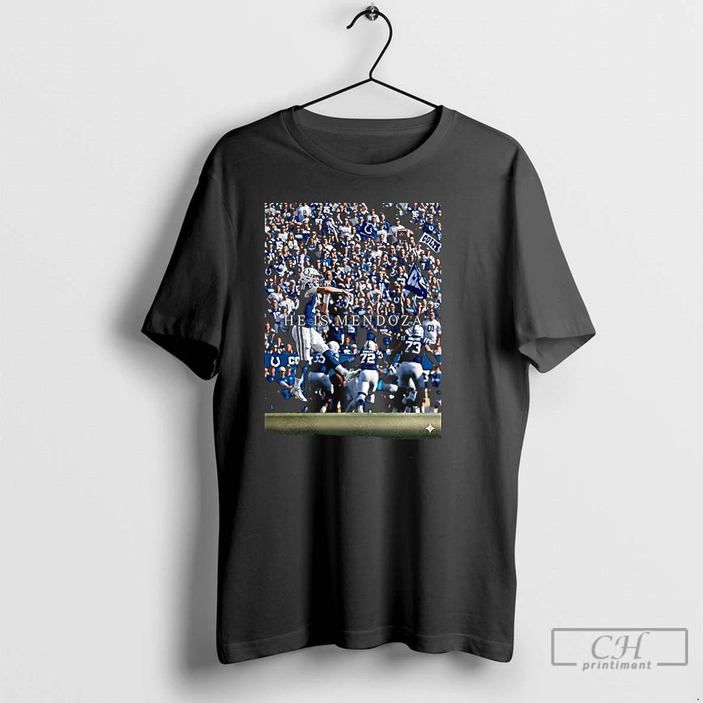 Premium Indianapolis Colts He Is Mendoza T-Shirts, Hoodie, Sweatshirt | RetroVerseTees.com