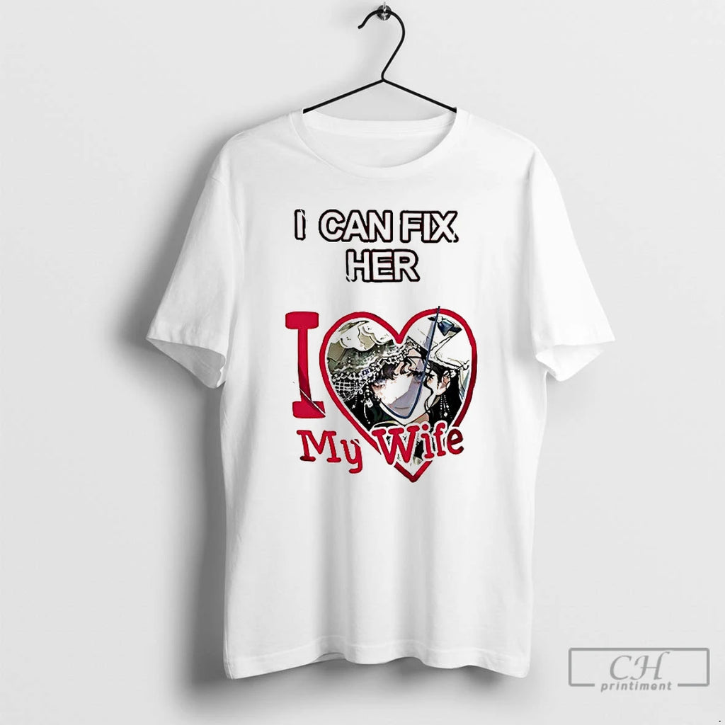 Premium Isolde Reverse 1999 I Can Fix Her I Love My Wife T Shirts Sweater Hoodie, Sweatshirt | RetroVerseTees.com