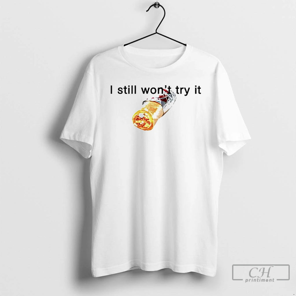 Premium Jokic Taco Bell I Still Wont Try It T-Shirts, Hoodie, Sweatshirt | RetroVerseTees.com