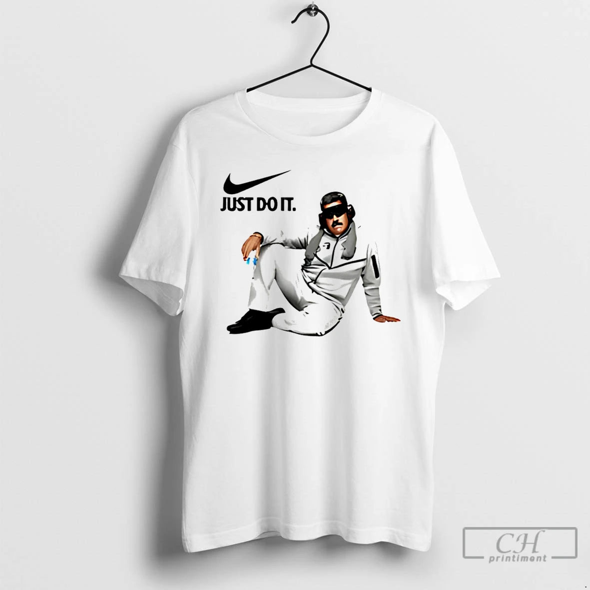 Premium Just Do It Nicolas Maduro Meme T-Shirts, Hoodie, Sweatshirt | RetroVerseTees.com