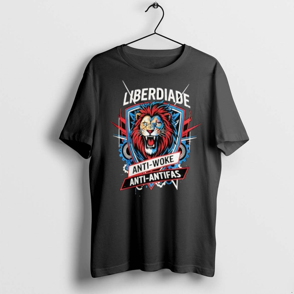 Premium Lion Liberdiage Anti Woke Anti Antifas T Shirts