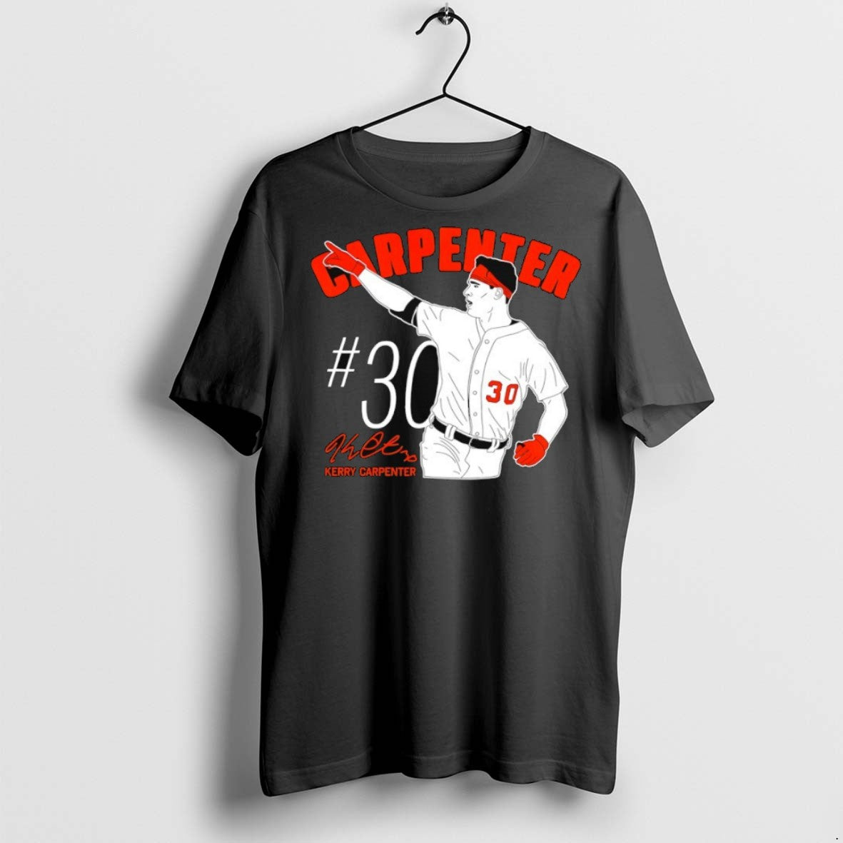 Premium Mlb Detroit Tigers Baseball Kerry Carpenter 30 Signature T Shirts
