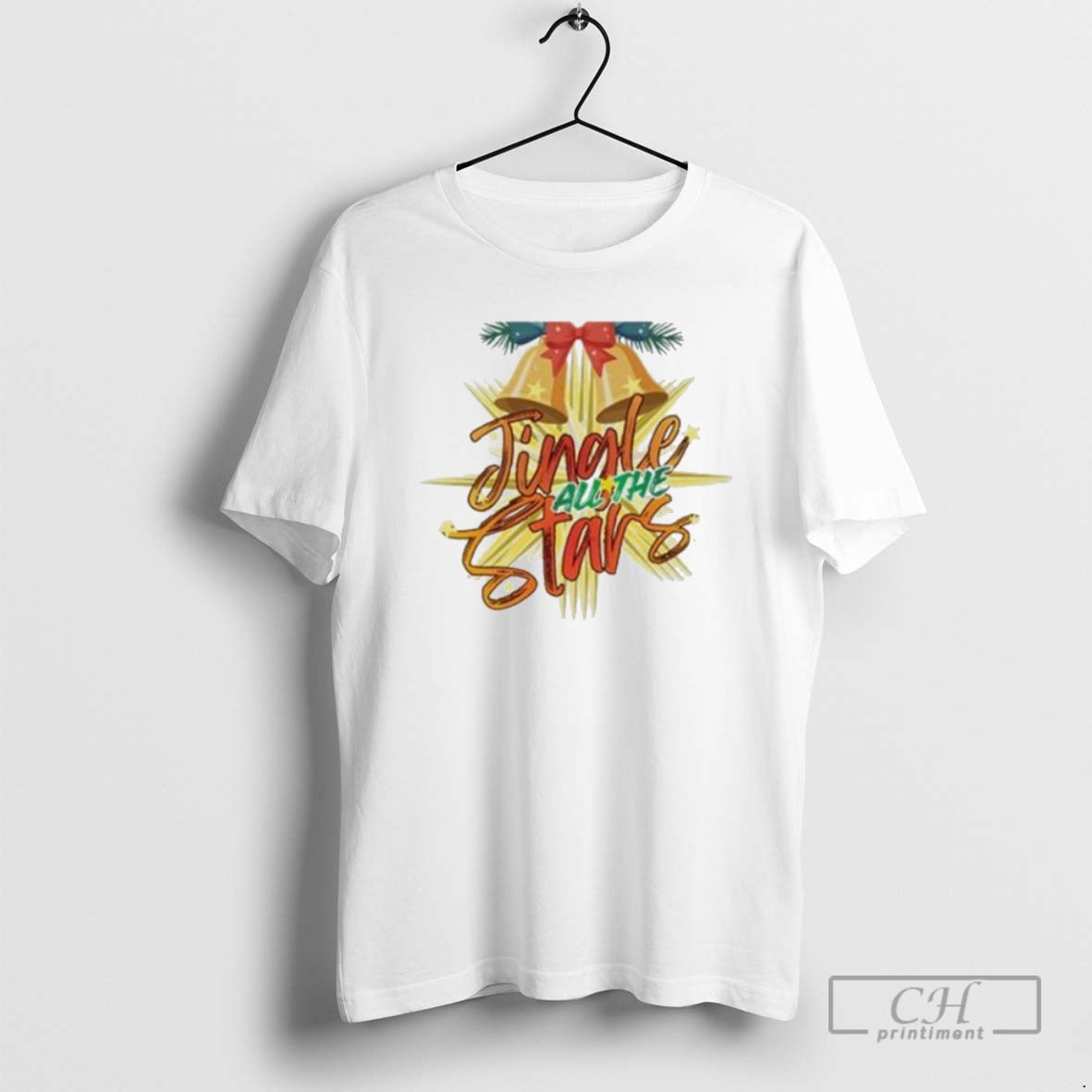 Premium Marie Shadows Jingle All The Stars Christmas Bell Shirt Sweater Hoodie, Sweatshirt | RetroVerseTees.com
