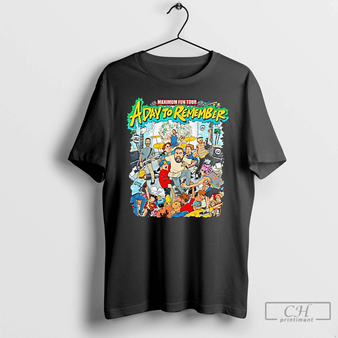 Premium Maximum Fun Tour A Day To Remember Graphic T-Shirts, Hoodie, Sweatshirt | RetroVerseTees.com