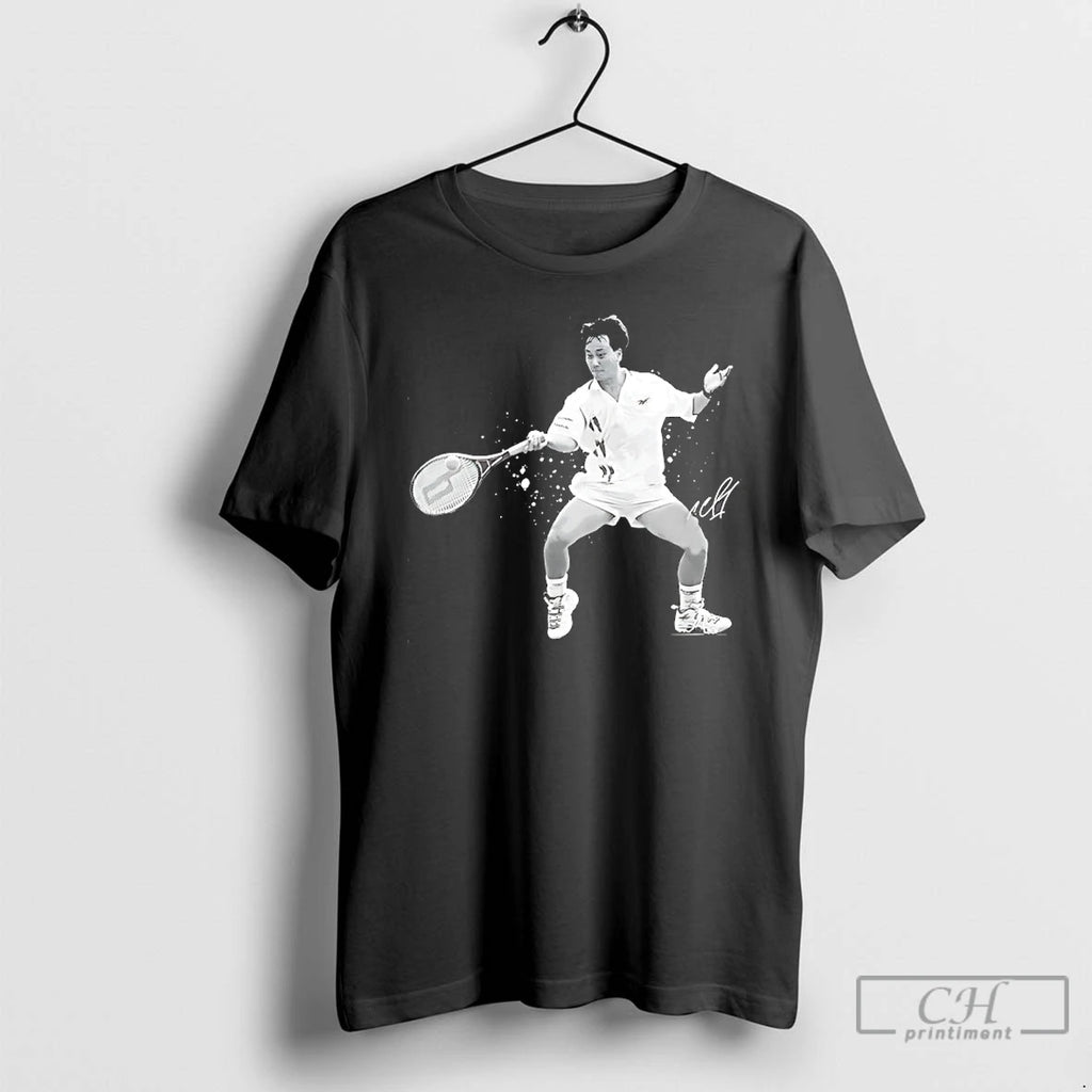 Premium Michael Chang Tennis Player Signature T-Shirts, Hoodie, Sweatshirt | RetroVerseTees.com