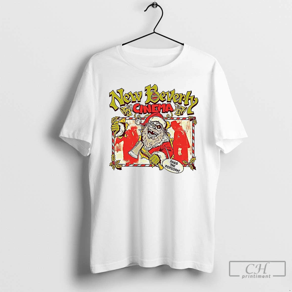 Premium New Beverly Cinema Pass The Popcorn T-Shirts, Hoodie, Sweatshirt | RetroVerseTees.com