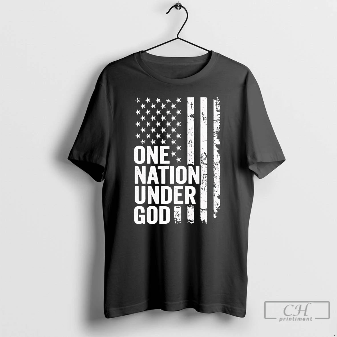 Premium One Nation Under God Usa Flag 2026 T-Shirts, Hoodie, Sweatshirt | RetroVerseTees.com