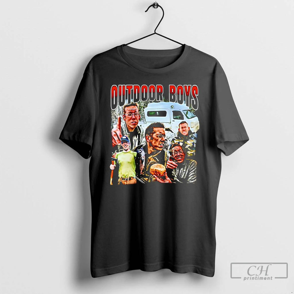 Premium Outdoor Boys Youtube Graphic T-Shirts, Hoodie, Sweatshirt | RetroVerseTees.com