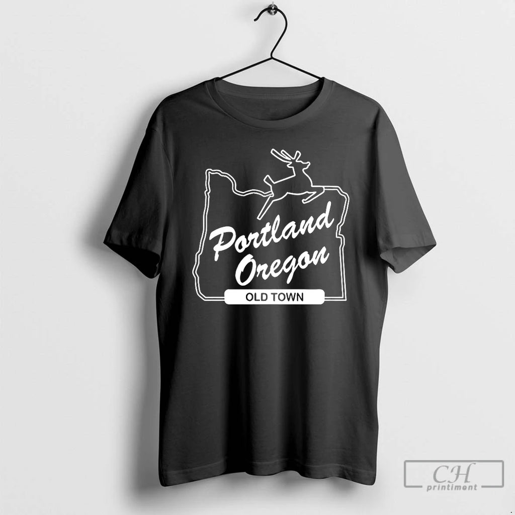 Premium Portland Oregon Old Town T-Shirts, Hoodie, Sweatshirt | RetroVerseTees.com