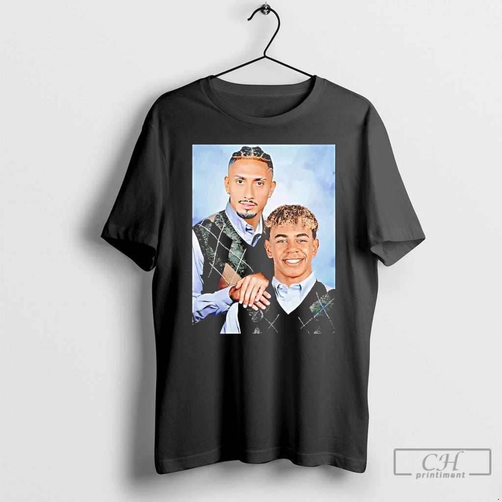 Premium Raphinha Lamine Yamal The Step Brothers T-Shirts, Hoodie, Sweatshirt | RetroVerseTees.com