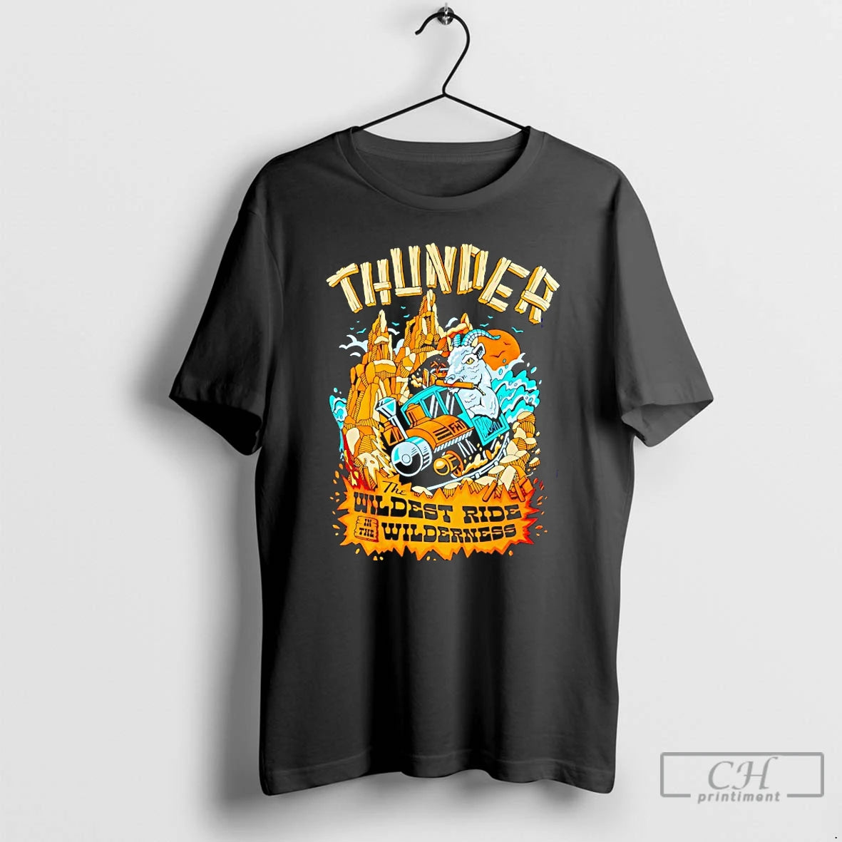 Premium Thunder The Wildest Ride In The Wilderness T-Shirts, Hoodie, Sweatshirt | RetroVerseTees.com