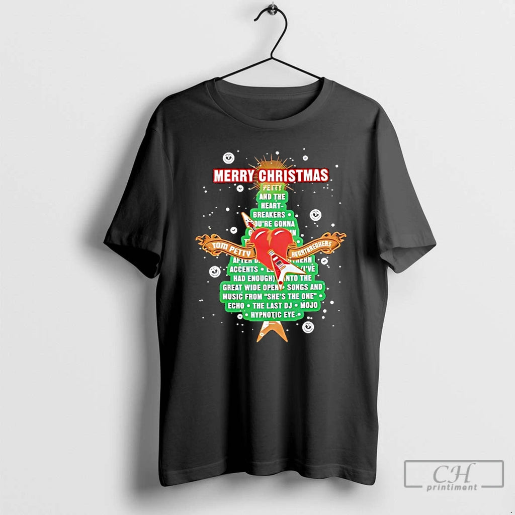 Premium Tom Petty And The Heartbreakers Merry Christmas T-Shirts, Hoodie, Sweatshirt | RetroVerseTees.com