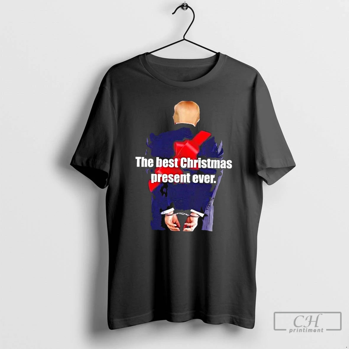 Premium Trump Jail All I Want For Christmas The Best Christmas Present Ever T Shirts Hoodie, Sweatshirt | RetroVerseTees.com