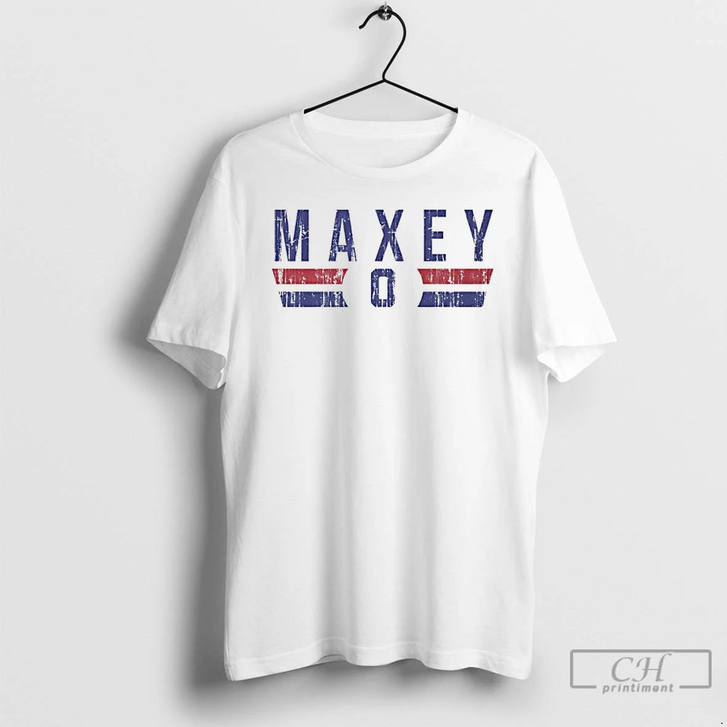 Premium Tyrese Maxey 0 Philadelphia 76ers Player Name And Number T-Shirts, Hoodie, Sweatshirt | RetroVerseTees.com