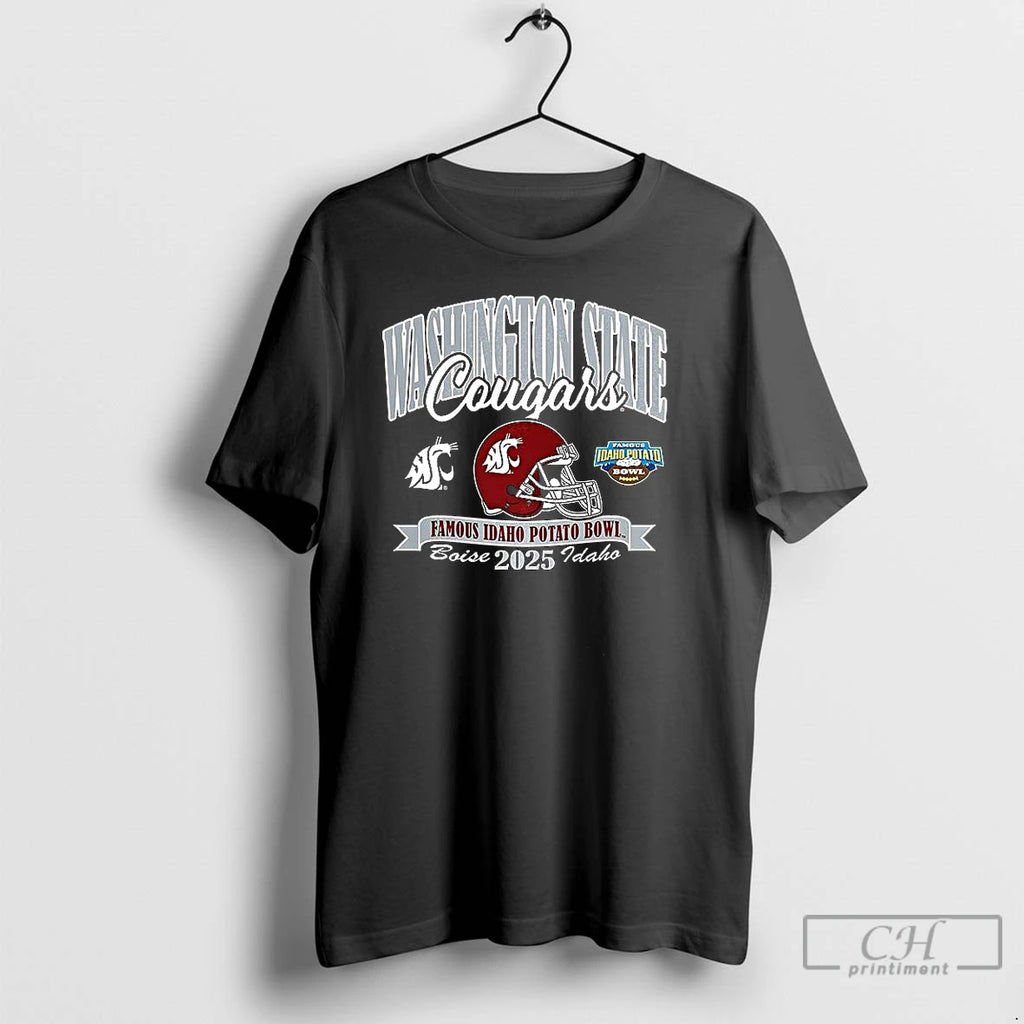 Premium Washington State Cougars Football 2025 Potato Bowl Bound T-Shirts, Hoodie, Sweatshirt | RetroVerseTees.com