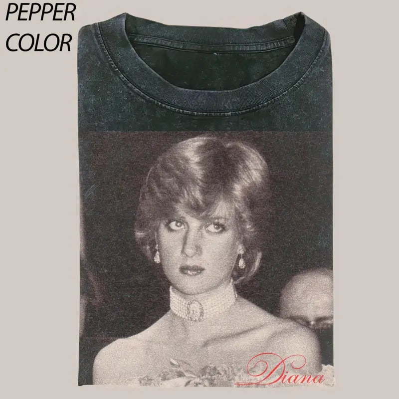Princess Diana Vintage Graphic T-Shirt, Unisex Crewneck T-Shirt, Gift For Men Women Hoodie, Sweatshirt | RetroVerseTees.com