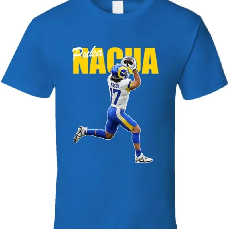 Puka Nacua Los Angeles Football Fan T Shirt Hoodie, Sweatshirt | RetroVerseTees.com