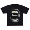 Purpoz Peace T-Shirt - Cotton Shirt - Streetwear - S to 4XL - Multiple color Hoodie, Sweatshirt | RetroVerseTees.com