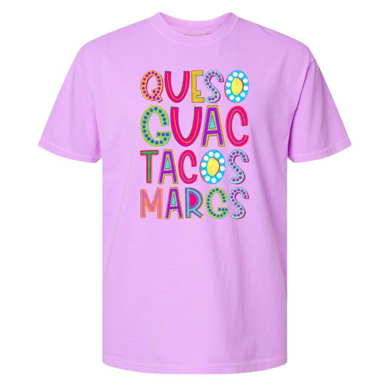 Queso & Guac Comfort Colors T-Shirt Hoodie, Sweatshirt | RetroVerseTees.com