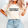 Radicalized by Basic Decency Shirt, Social Justice Activism Tee, Gift for Socialist, Progressive Quote Activist Equality...