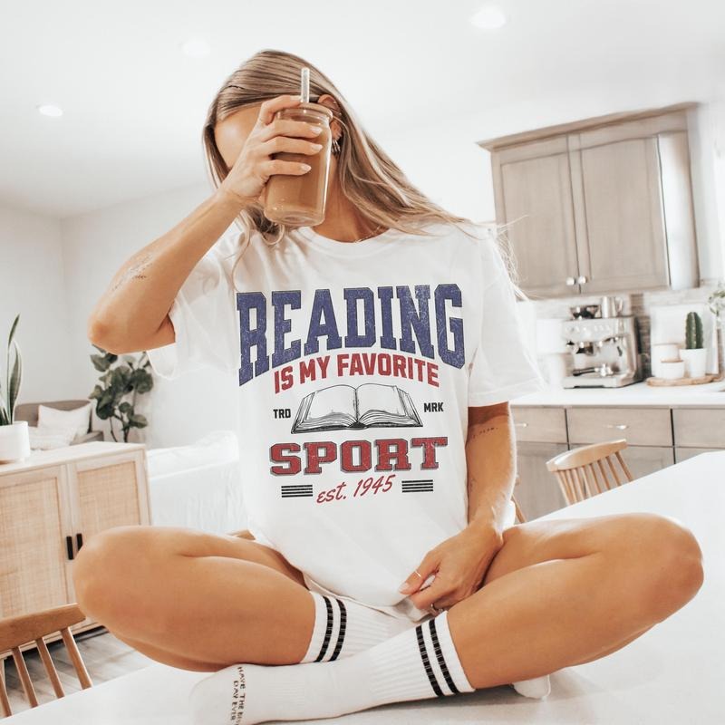 Reading is My Favorite Sport, Bookish Shirt, Booworm Gift, Librarian Shirt, Teacher Shirt, Book Lover Gift, Gift for...