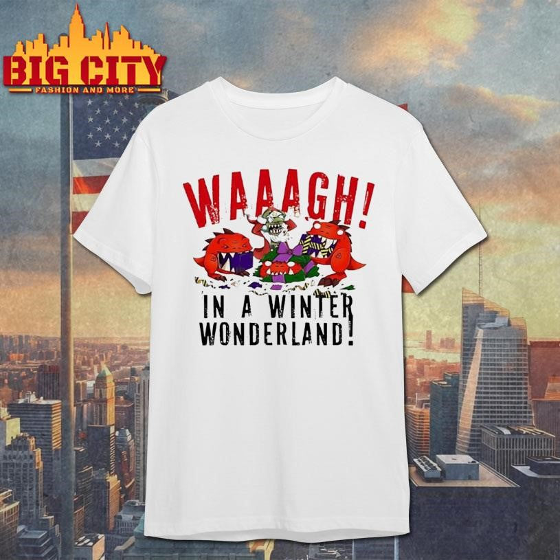 Red Gobbo Winter Wonderland Christmas Jumper Waaagh shirt