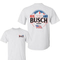 Red White And Buscch Light Shirt, USA Flag 4th Of July Shirt, Independence Day Tee, Patriotic Beer Graphic Tee, Full...