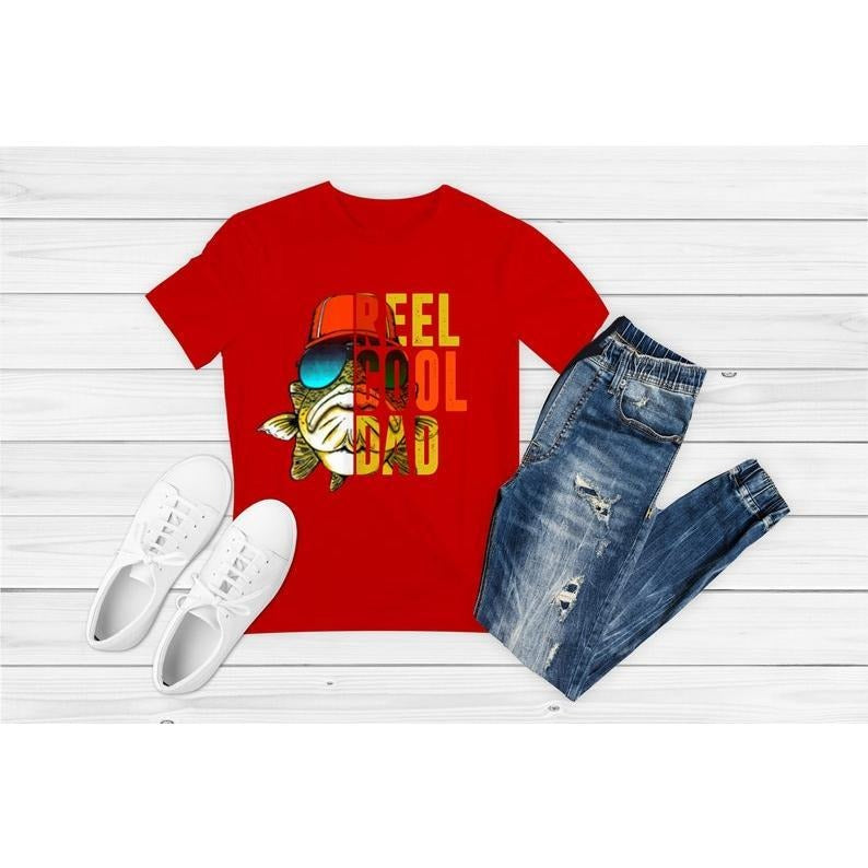 Reel Cool Dad T Shirt Hoodie Sweater Father's Day Gift for Dad Cool Dad Club For Dad Sweatshirt Dad | RetroVerseTees.com