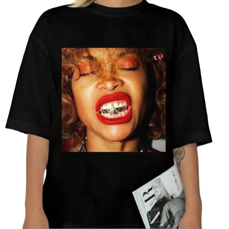 Retro Erykah Badu Unisex 90'S Shirt, Vintage Erykah Badu Shirt Top Womenswear Underwear Lady Hoodie, Sweatshirt
