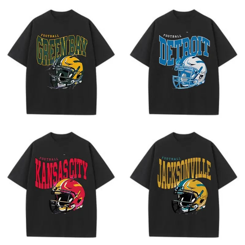Retro Football All Team T-Shirts - Vintage Sportswear Collection Hoodie, Sweatshirt | RetroVerseTees.com