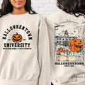 Retro Halloween Back and Front Sweatshirt, Vintage Halloween Crewneck Sweater, Halloween Women's Sweatshirt T-Shirts, Hoodie