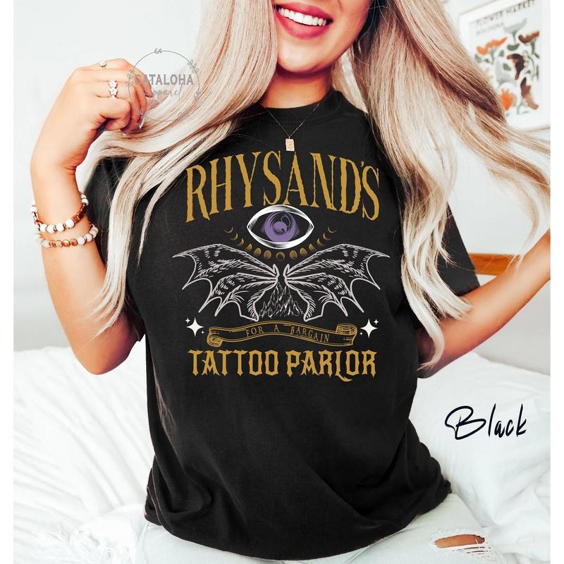 Rhysand tattoo parlor shirt, Wingspan bat boys, Acotar Fan Club, Vintage Acotar shirt, Azriel Cassian Rysand, SJM Acotar...