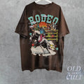 Rodeo Western Cowboy T-Shirt, Vintage 90s Graphic Western Shirt, Retro Rodeo Tee, Oversize Distressed Cowboy Shirt, Wild...