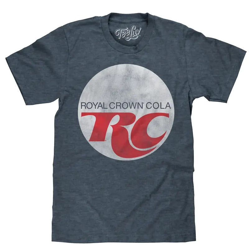 Royal Crown Cola Logo T-Shirt - Indigo Hoodie, Sweatshirt | RetroVerseTees.com