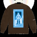 Travis Scott T-3500 Beam L/S Tee Bleached Black Hoodie, Sweatshirt | RetroVerseTees.com