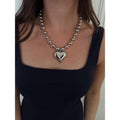SILVER BUBBLE HEART NECKLACE T-Shirts, Hoodie, Sweatshirt | RetroVerseTees.com
