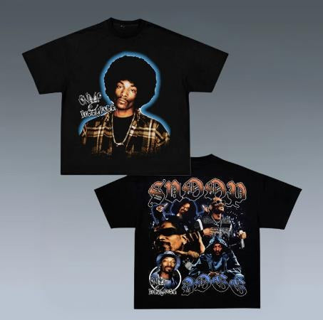 SNOOP DOGG TEE, Double  Prints Vintage T-Shirt, Rapper Shirt, Hip Hop Shirt, Rap Music Shirt, R&B Shirt, Pop Shirt,...