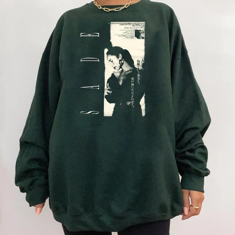 Sade Vintage 90s Love Album Fans Gifts Unisex Sweatshirt, Pop Music Fan Tee Hoodie | RetroVerseTees.com