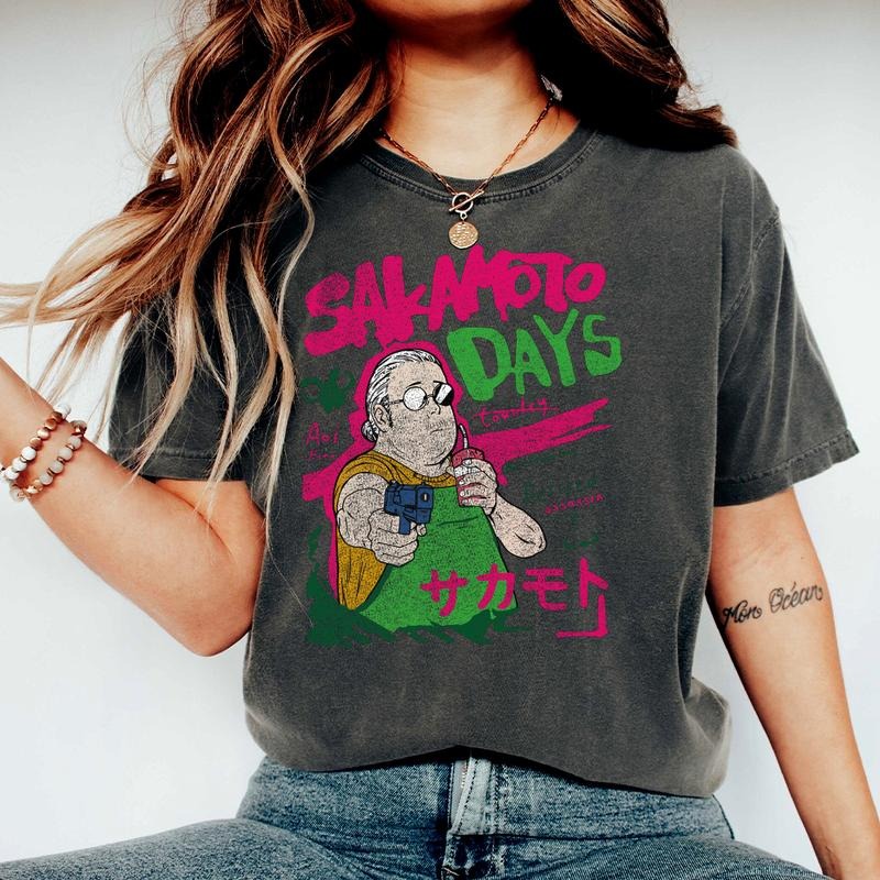 Sakamoto Days Shirt, Country Shirt Taro Sakamoto Unisex T-Shirt, Anime Sweatshirt Hoodie | RetroVerseTees.com