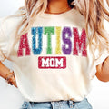[Sale To 45% Off] Retro Autism T-Shirt, Varsity Letters, Awareness Bow T-Shirt, Autism Mom, Mama, Neurodiversity, Special...